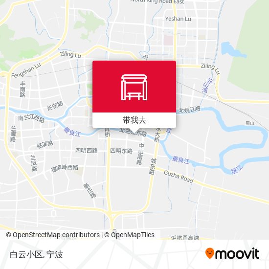 白云小区地图