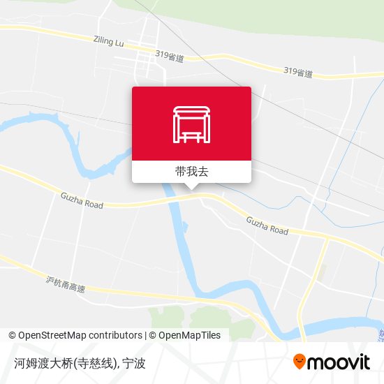 河姆渡大桥(寺慈线)地图