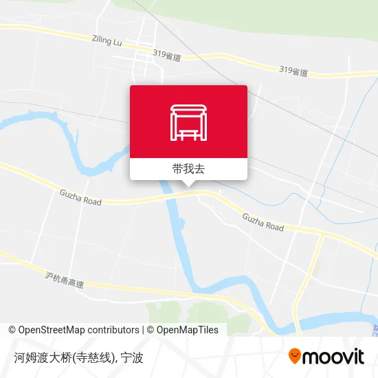 河姆渡大桥(寺慈线)地图