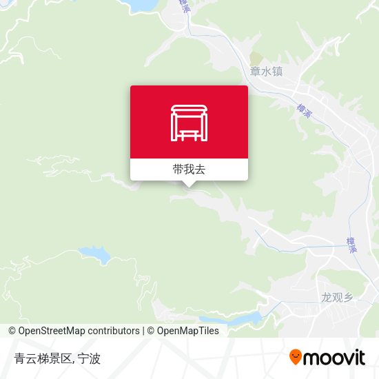 青云梯景区地图
