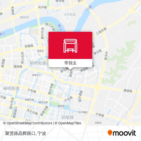 聚贤路晶辉路口地图