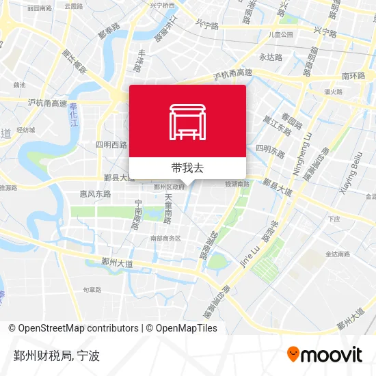 鄞州财税局地图