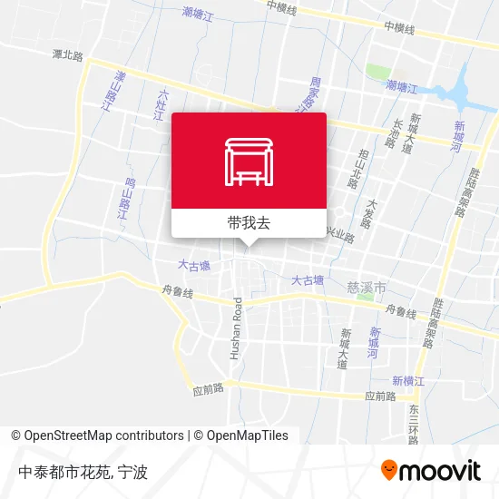 中泰都市花苑地图