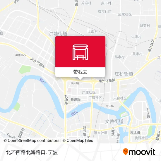 北环西路北海路口地图
