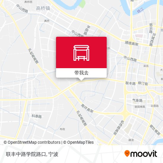联丰中路学院路口地图