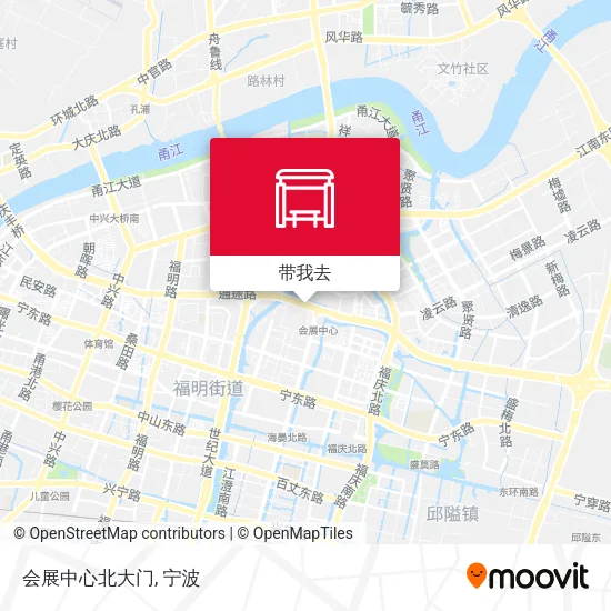 会展中心北大门地图