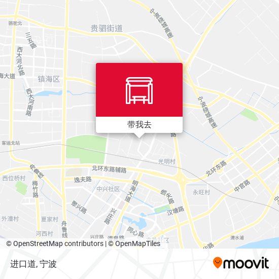 进口道地图
