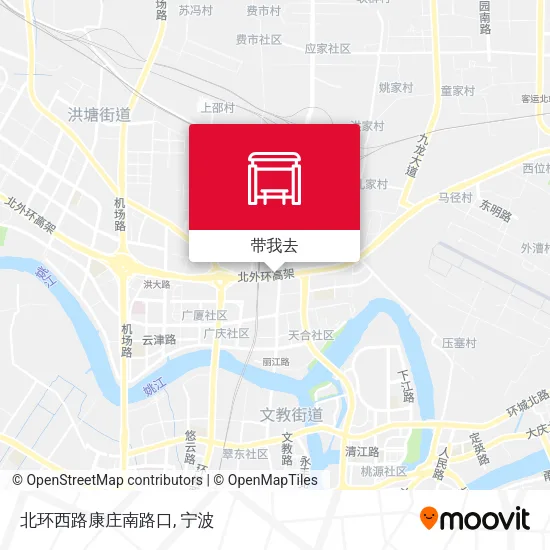 北环西路康庄南路口地图
