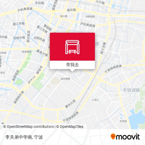 李关弟中学南地图