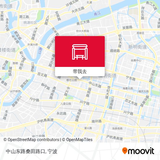 中山东路桑田路口地图