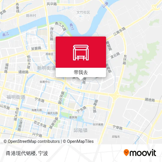 甬港现代铭楼地图