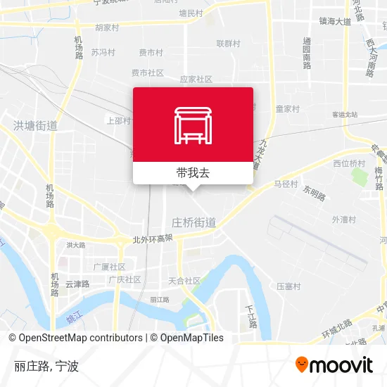 丽庄路地图
