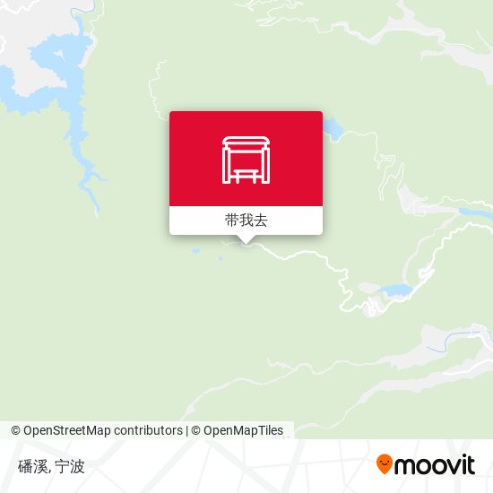 磻溪地图