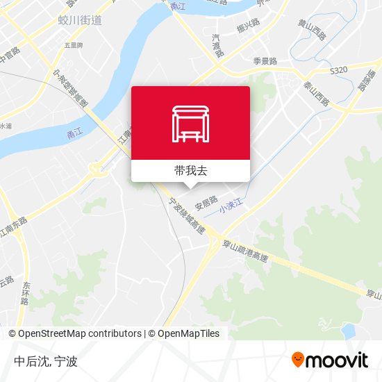 中后沈地图