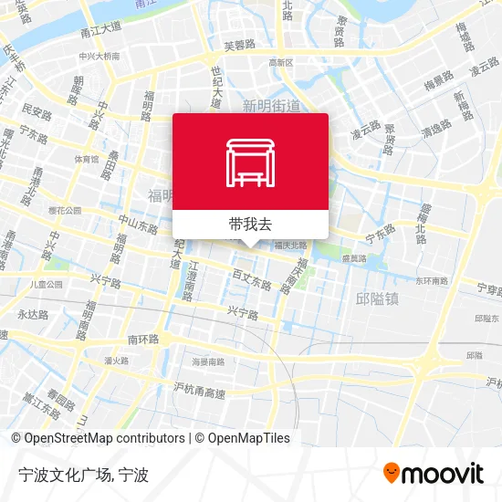 宁波文化广场地图