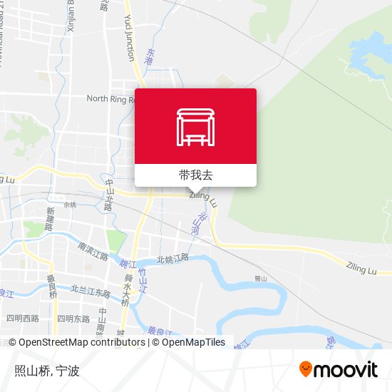 照山桥地图