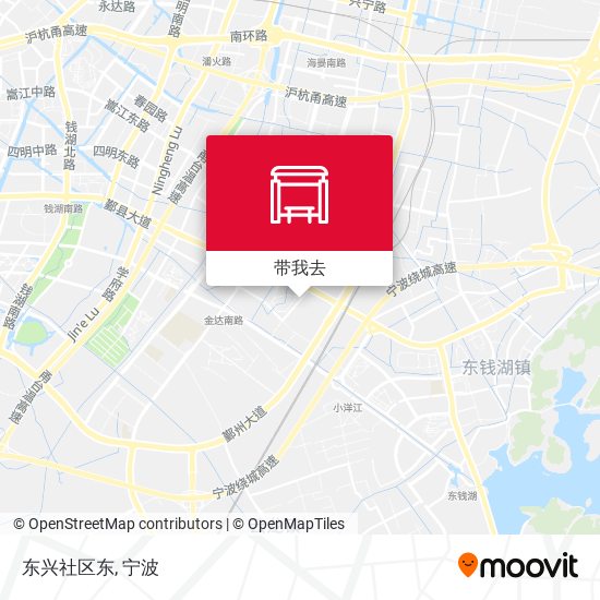 东兴社区东地图