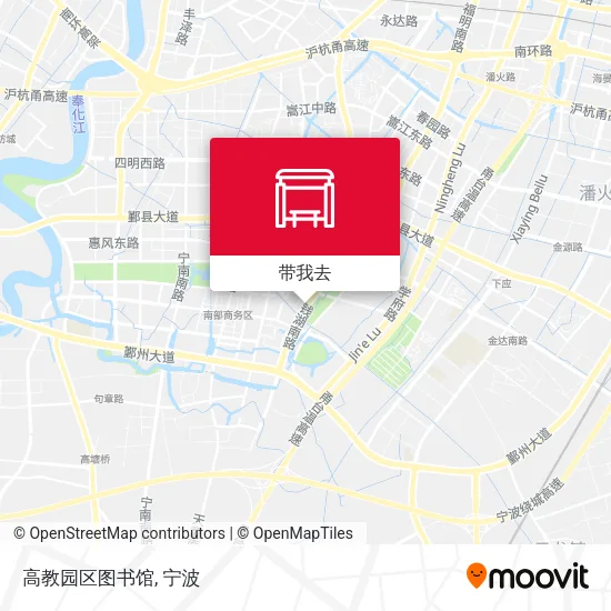 高教园区图书馆地图