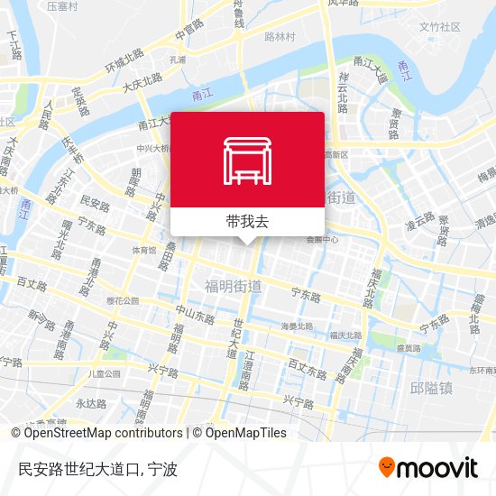 民安路世纪大道口地图