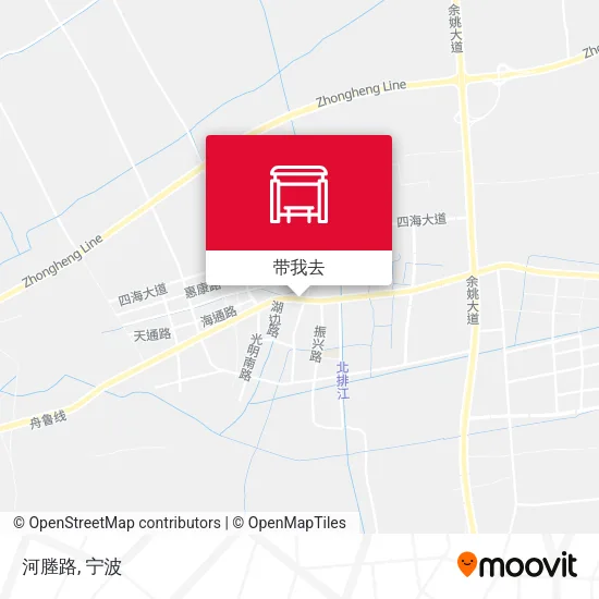 河塍路地图