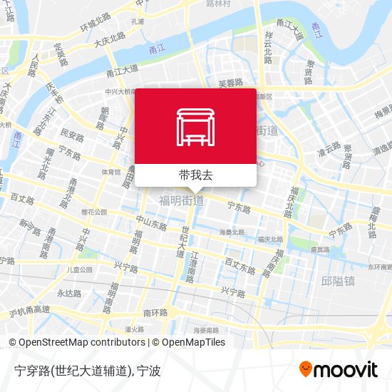 宁穿路(世纪大道辅道)地图