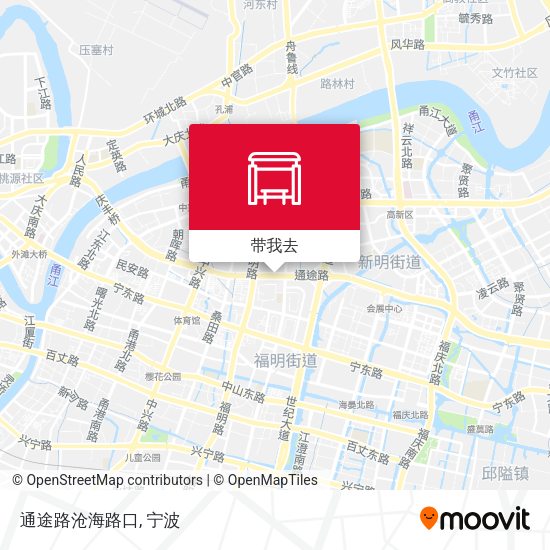 通途路沧海路口地图