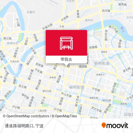 通途路福明路口地图