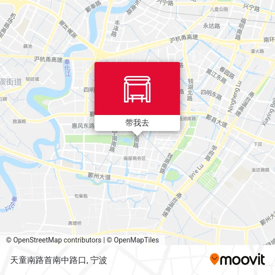天童南路首南中路口地图