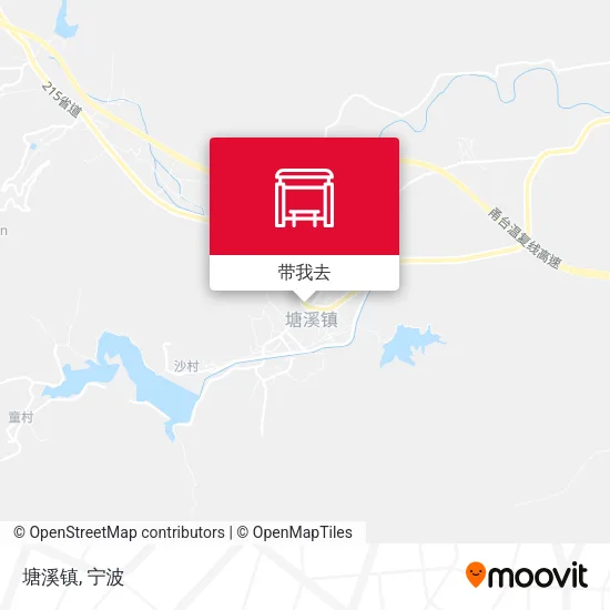 塘溪镇地图