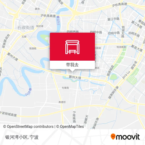 银河湾小区地图