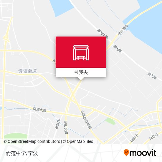 俞范中学地图