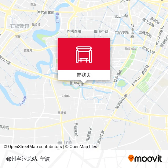 鄞州客运总站地图