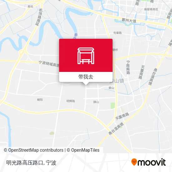 明光路高压路口地图