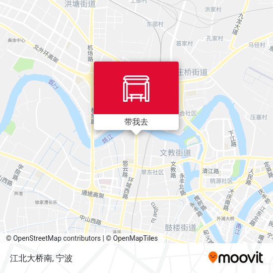 江北大桥南地图
