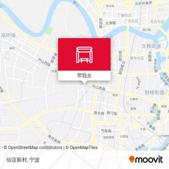 信谊新村地图
