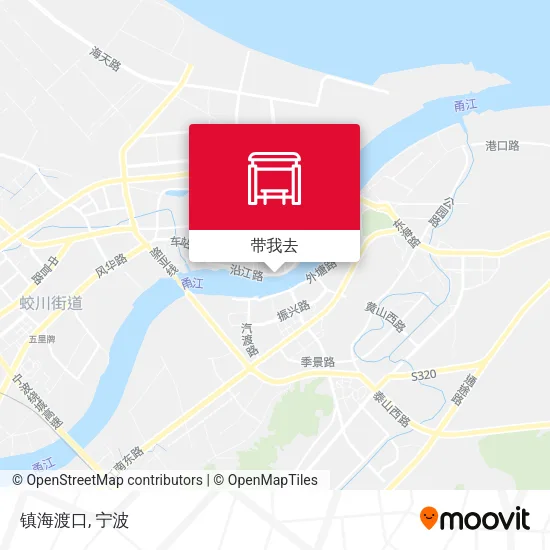 镇海渡口地图