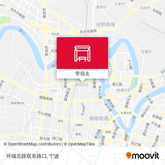 环城北路双东路口地图