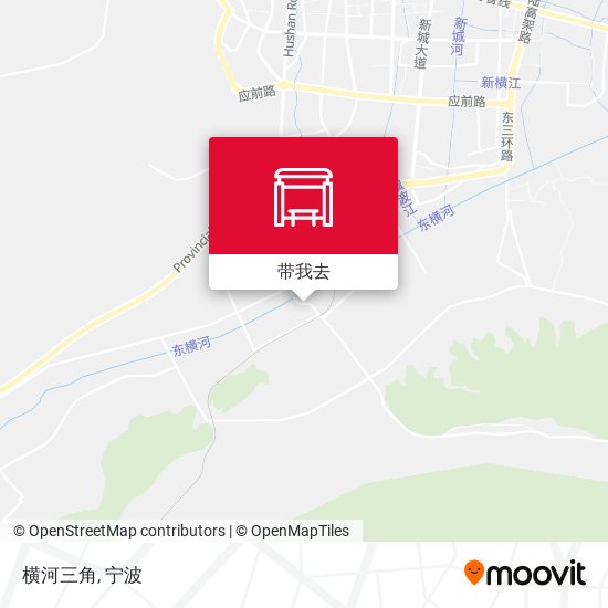 横河三角地图