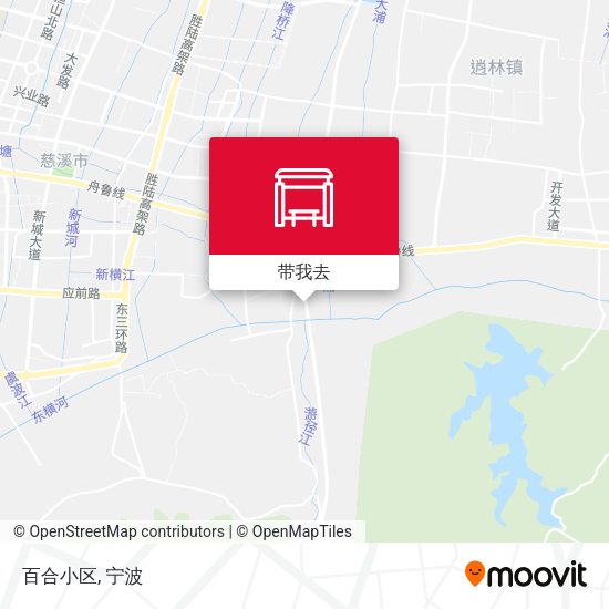 百合小区地图