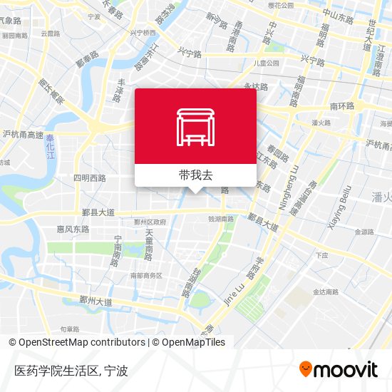 医药学院生活区地图