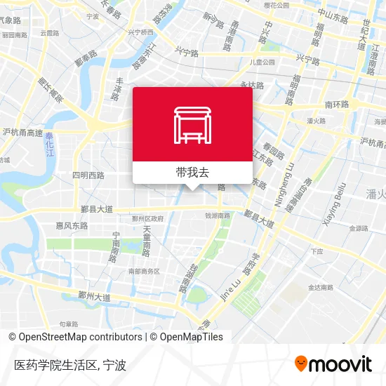 医药学院生活区地图