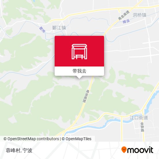 蓉峰村地图