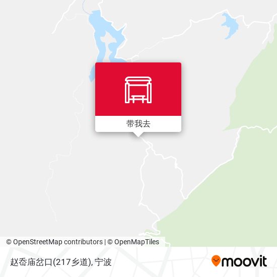 赵岙庙岔口(217乡道)地图