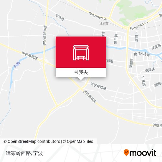 谭家岭西路地图