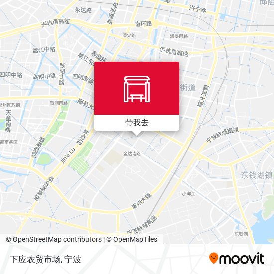 下应农贸市场地图