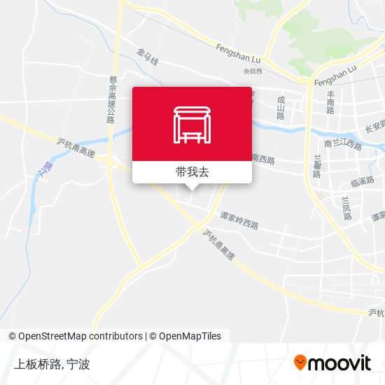 上板桥路地图