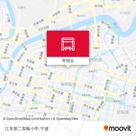 江东第二实验小学地图