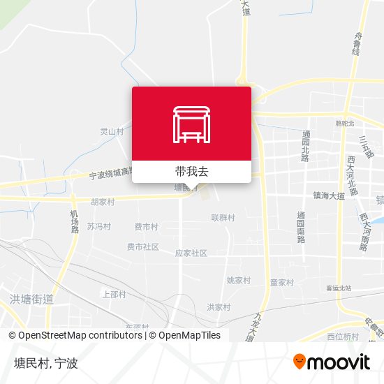 塘民村地图