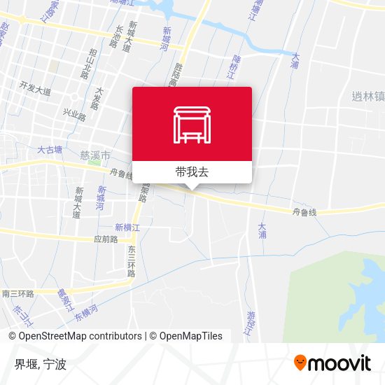 界堰地图
