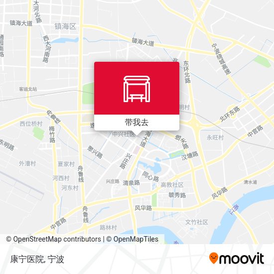 康宁医院地图
